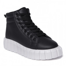 Γυναικείο Sneaker Με κορδόνι μαύρο